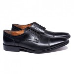 Gotstyle Cap Toe Oxford Derby Shoes Black